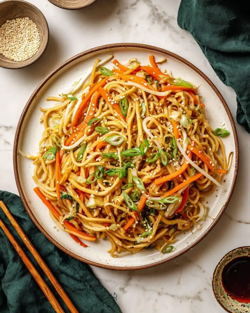 Vegetable Stir-Fry with Noodles Recipe