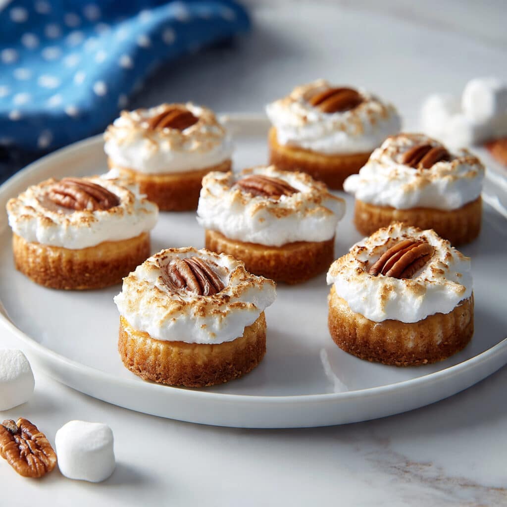Sweet Potato Bites with Marshmallows and Pecans Recipe