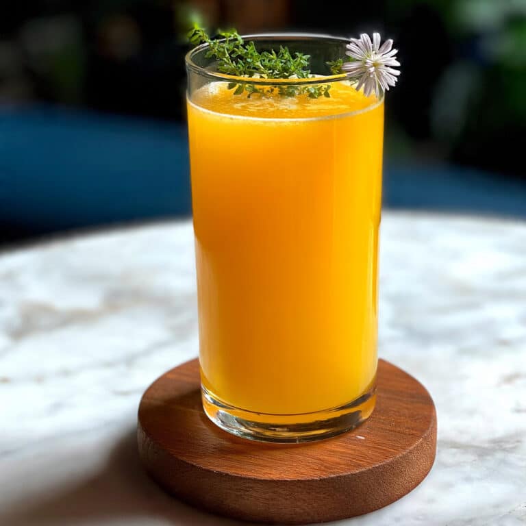 Spicy Carrot Juice Mocktail Recipe