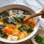 Vegan Miso Soup with Tofu and Seaweed Recipe