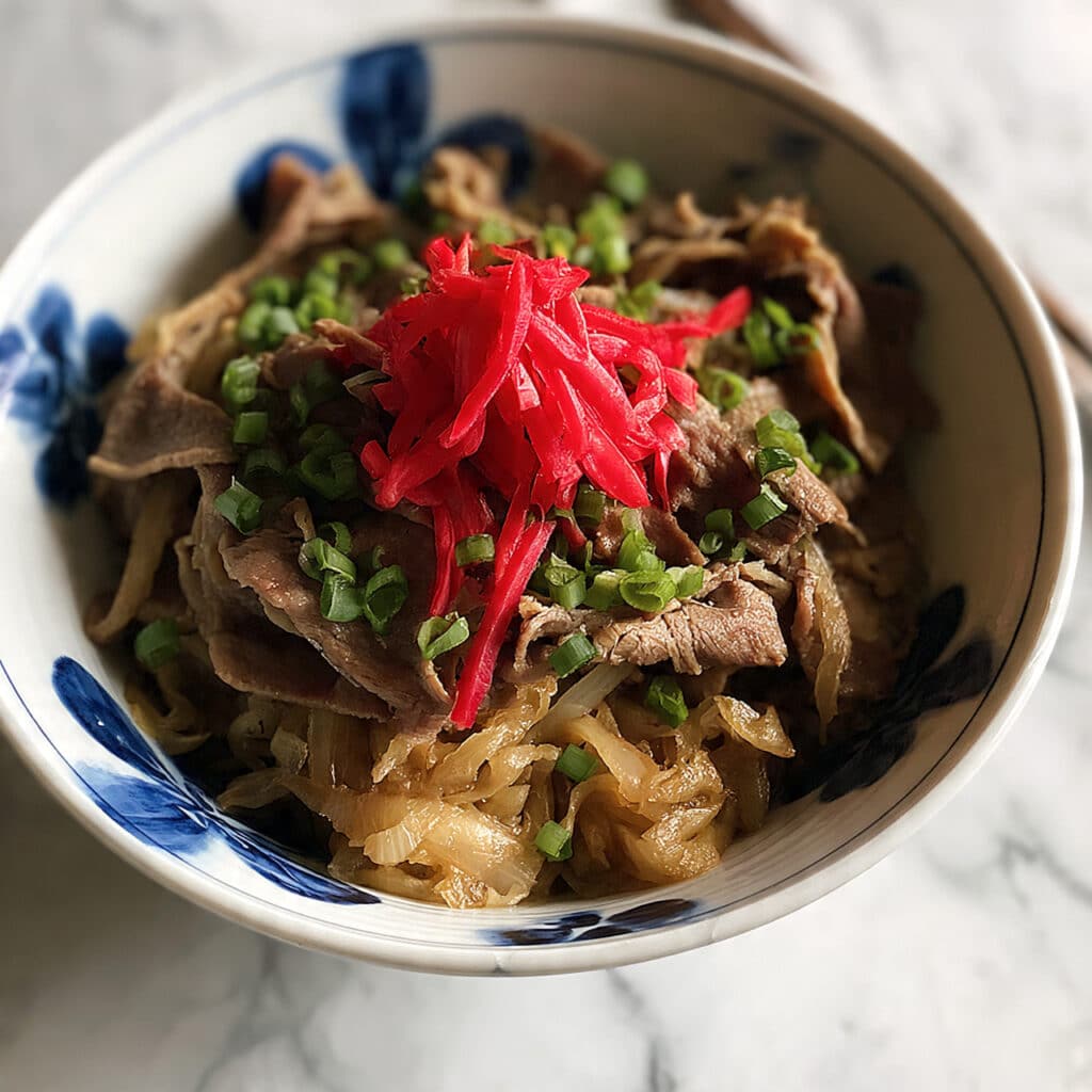 Yoshinoya Beef Bowl (Gyudon) Recipe