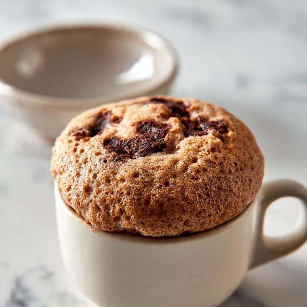 5-Minute Chocolate Chunk Banana Bread Mug Cake Recipe