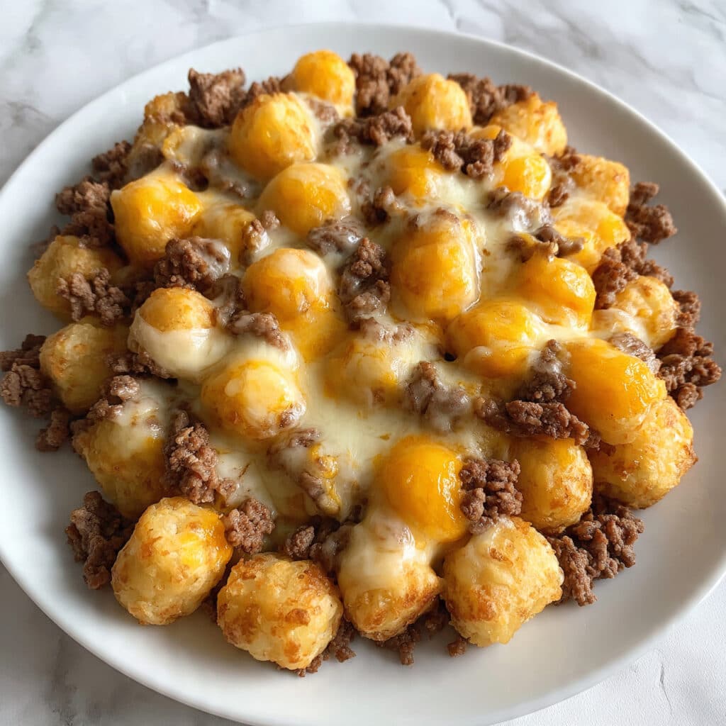 Tater Tot Casserole with Ground Beef Recipe