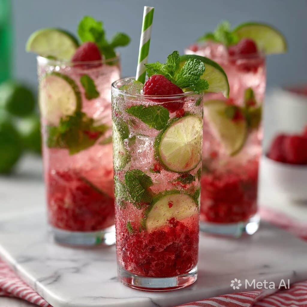 Raspberry Mojito Cocktail Recipe