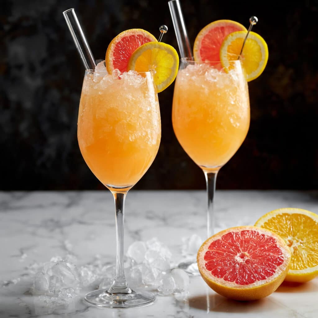 Non-Alcoholic Grapefruit Spritzer with Prosecco Recipe