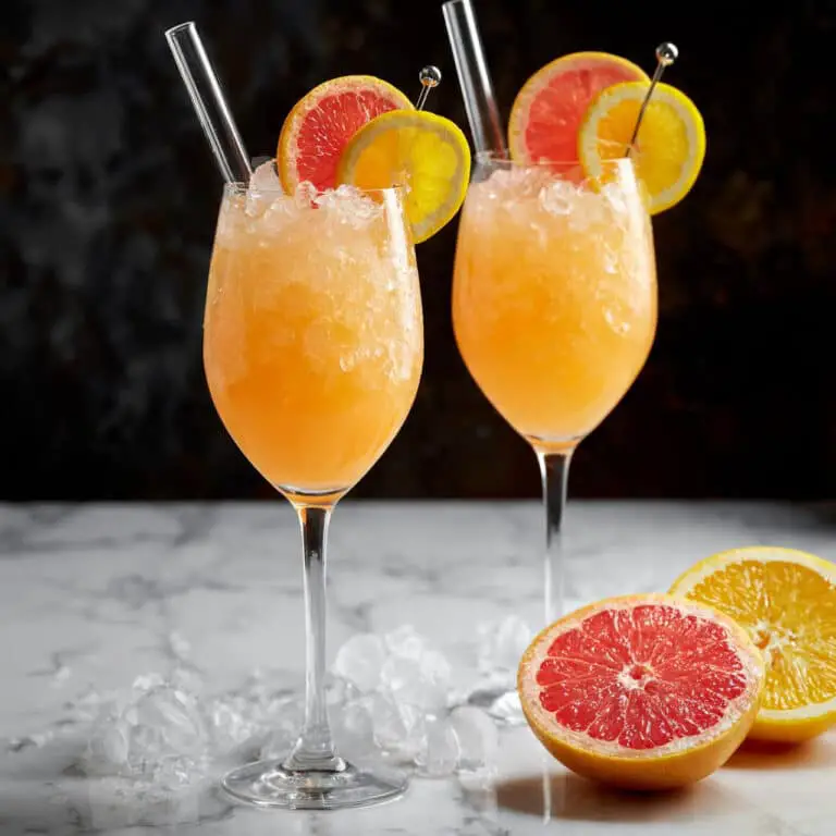 Non-Alcoholic Grapefruit Spritzer with Prosecco Recipe