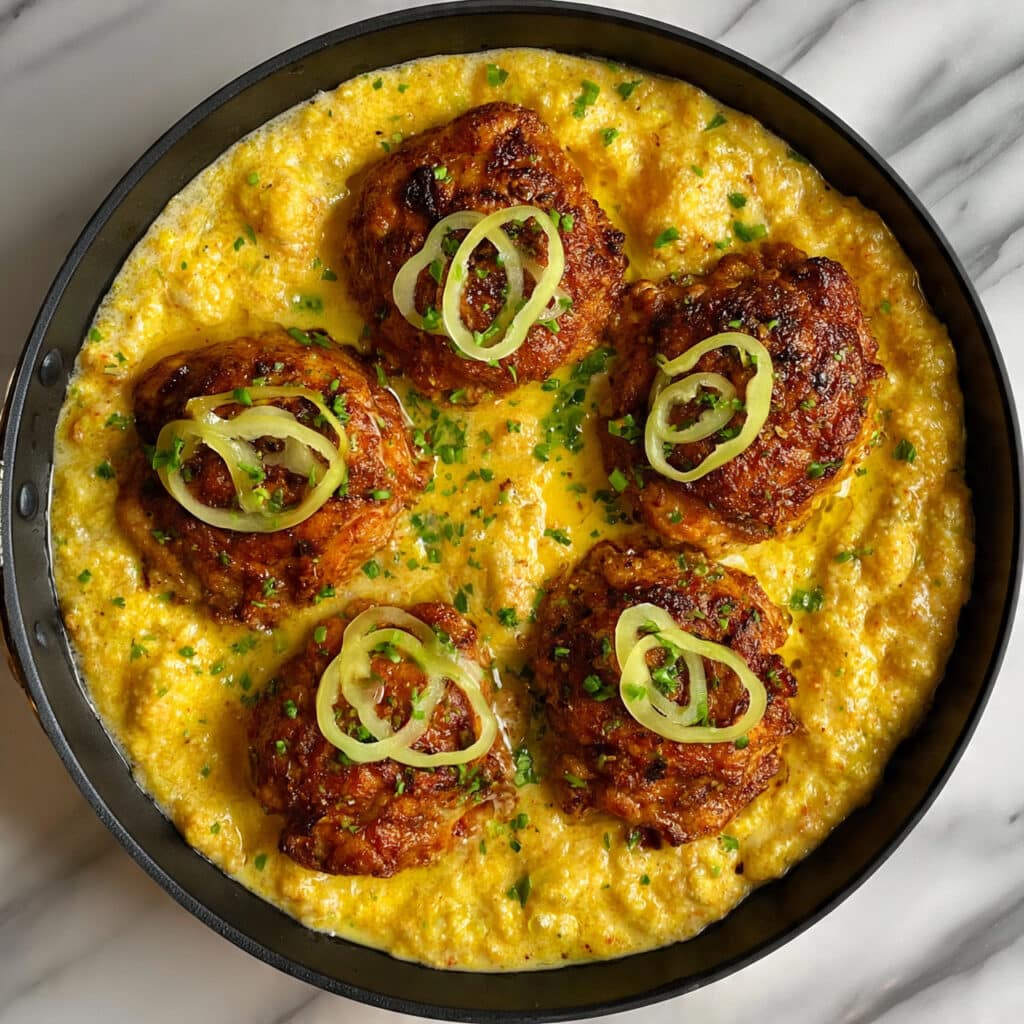 Creamy Pepperoncini Chicken Skillet Recipe