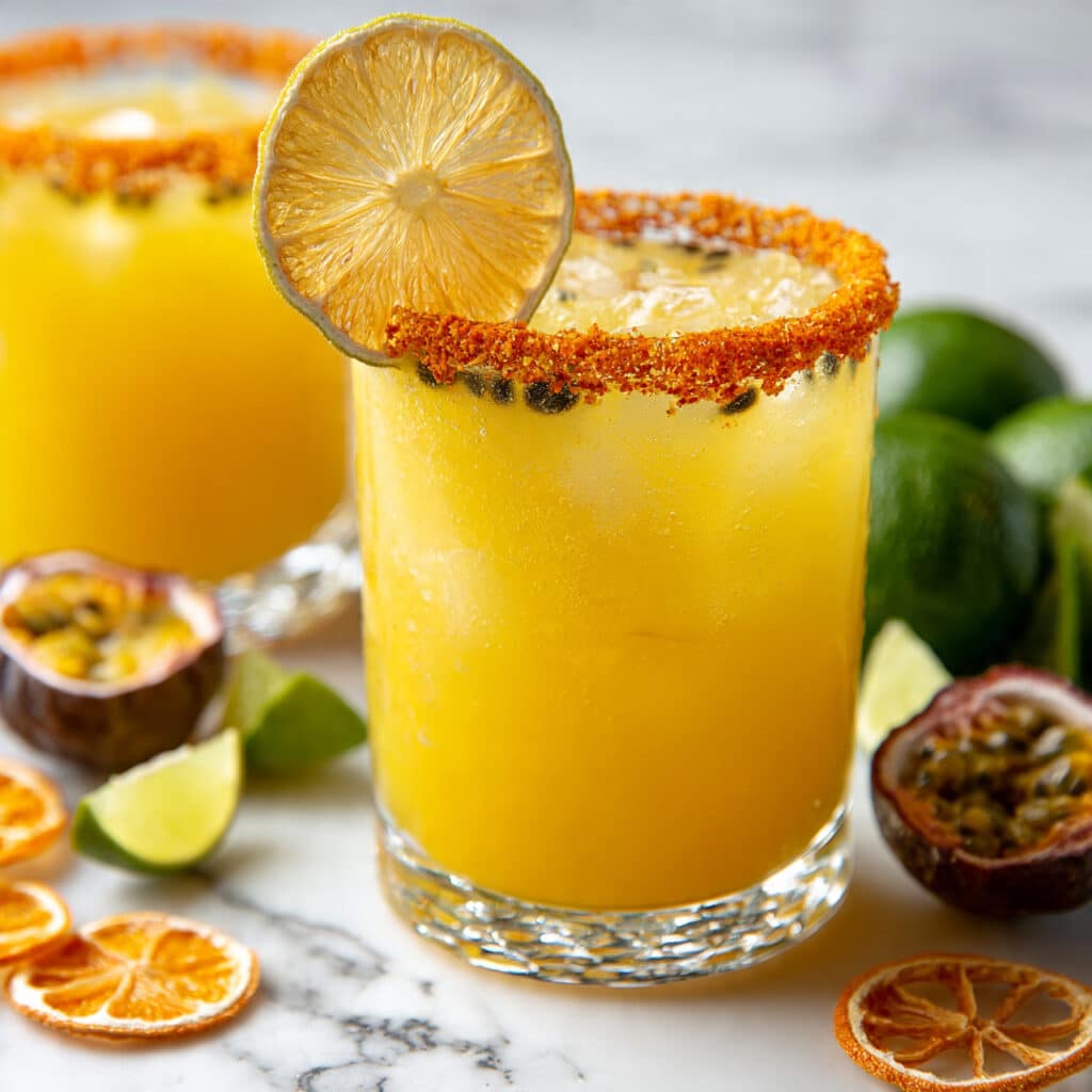 Passion Fruit Margarita Mocktail Recipe