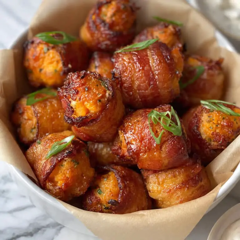 Bacon-Wrapped Sausage Bites with Cream Cheese Filling Recipe