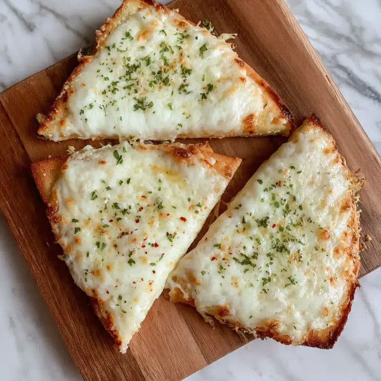 Chicken Alfredo Garlic Bread Recipe