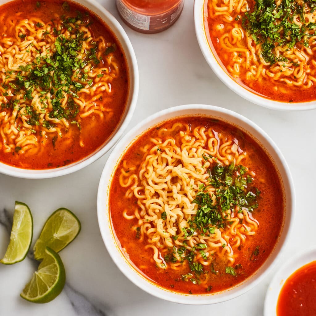 Spicy Ramen Noodles: A Quick and Fiery 15-Minute Meal Recipe