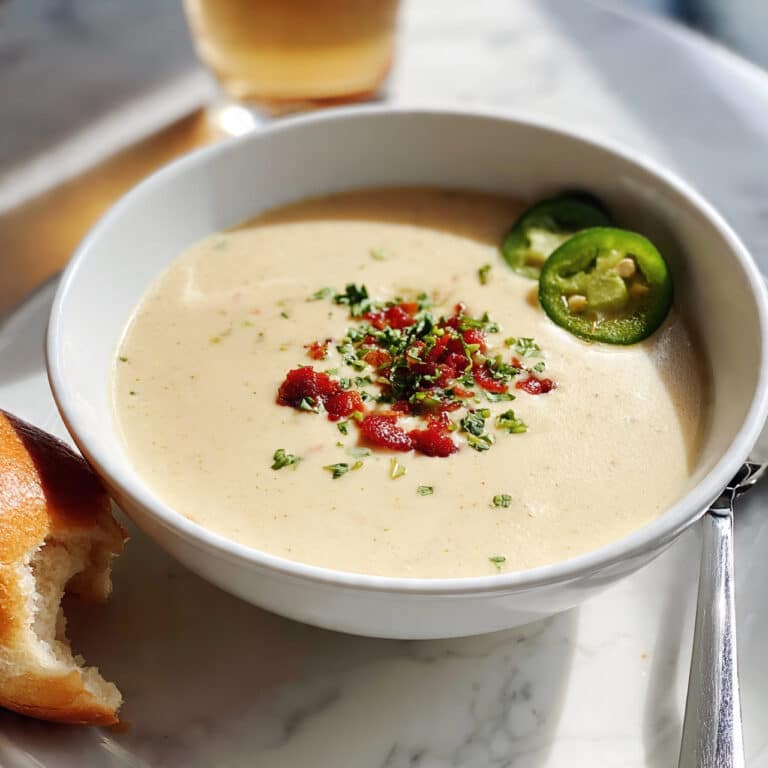 Smoky Jalapeño Cheddar Potato Soup Recipe