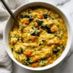 Easy Garlic Chickpea Soup Recipe