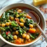 Cozy Chickpea and Kale Soup Recipe