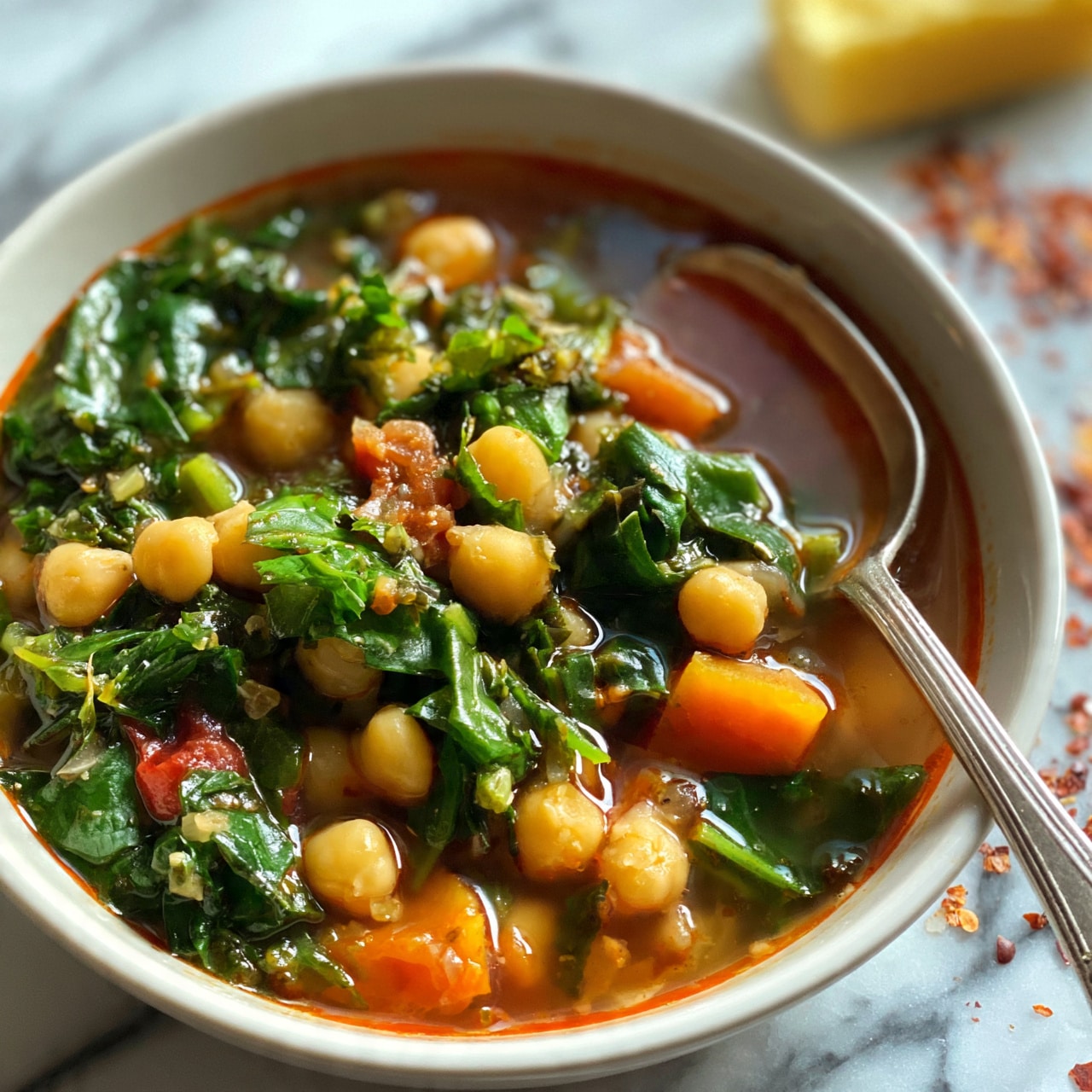 Cozy Chickpea and Kale Soup Recipe