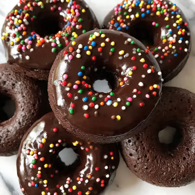 Chocolate Baked Donuts with Rich Chocolate Glaze Recipe