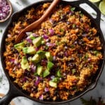 One-Pan Mexican Quinoa with Black Beans, Corn, and Tomatoes Recipe