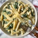 30 Minute Creamy Chicken Spinach Pasta Recipe