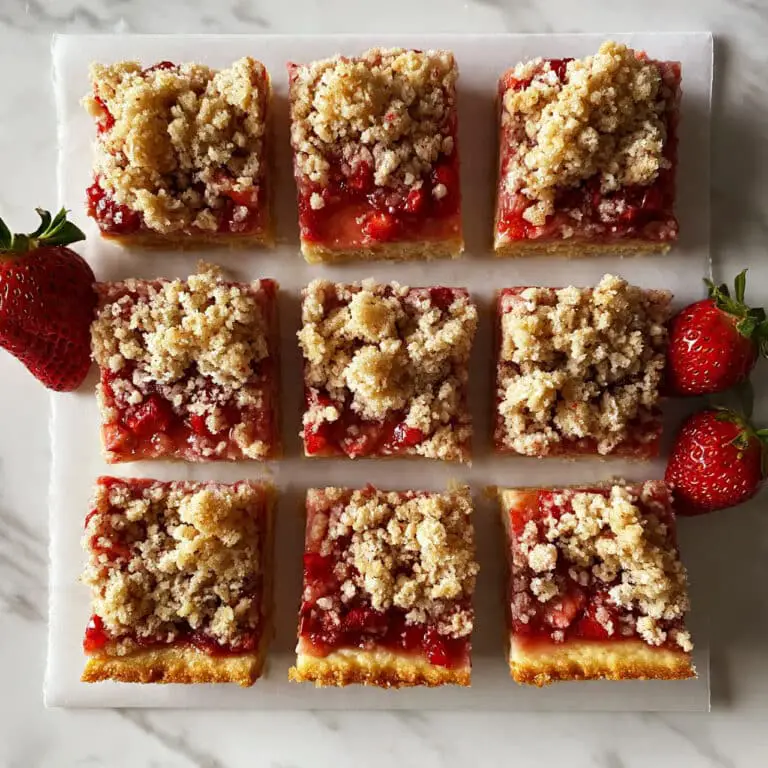 Healthy Strawberry Oatmeal Bars Recipe