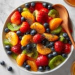 Fresh Fruit Salad with Honey-Lime Poppy Seed Dressing Recipe