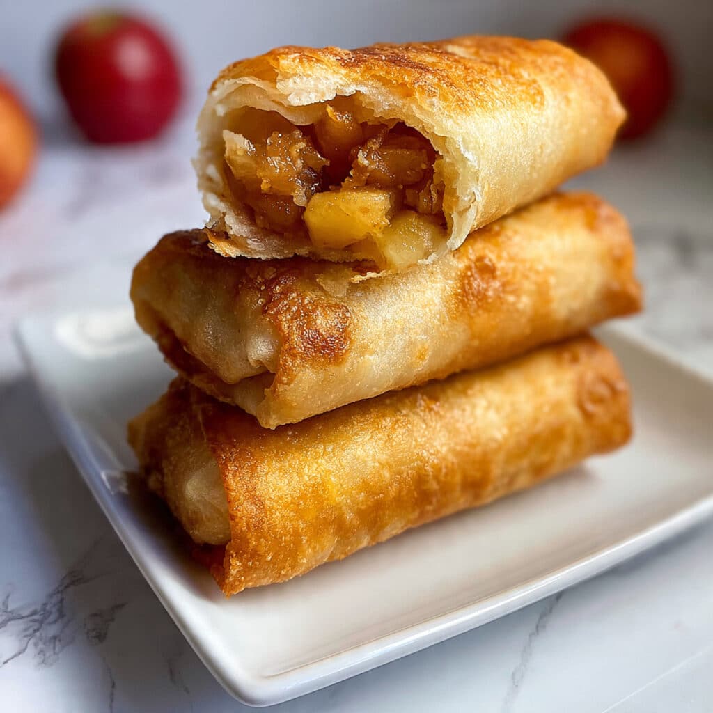 Apple Pie Pancake Rolls Recipe