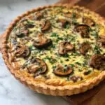 Mini Mushroom and Arugula Quiches Recipe