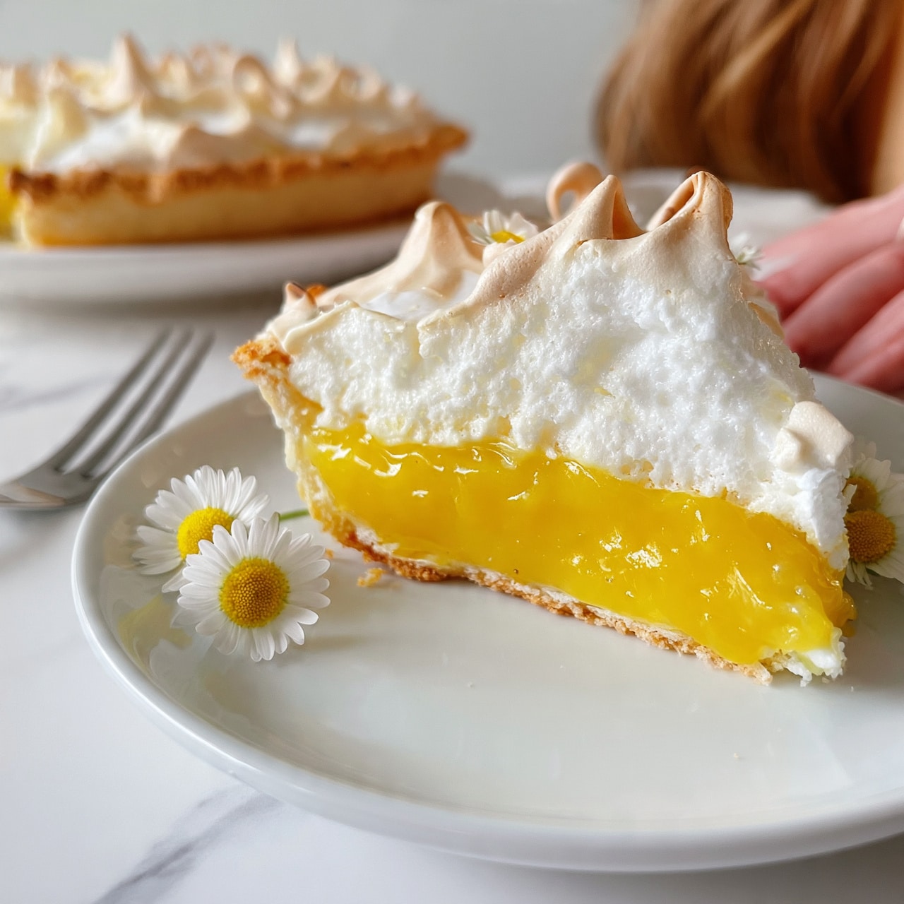 Lemon Meringue Custard Pies Recipe - Recipe Image