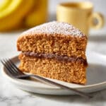 Banana Coffee Cake with Cinnamon Streusel and Light Glaze Recipe