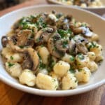 Creamy Mushroom Gnocchi Recipe