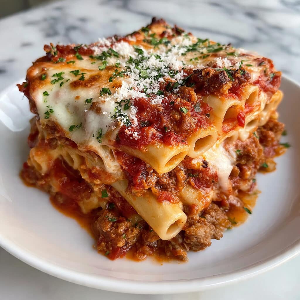 Creamy Baked Ziti Recipe
