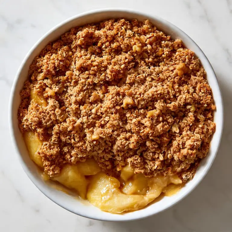 Healthy Breakfast Apple Crumble Recipe