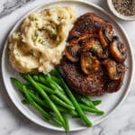 Bobby Flay-Inspired Salisbury Steak with Mushroom Onion Gravy Recipe