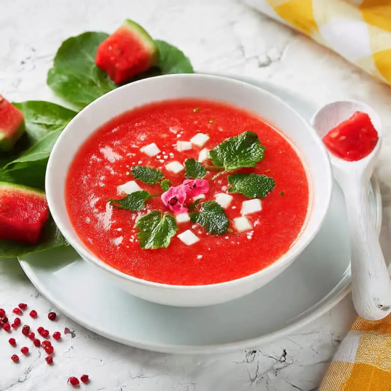 Chilled Watermelon Gazpacho Recipe