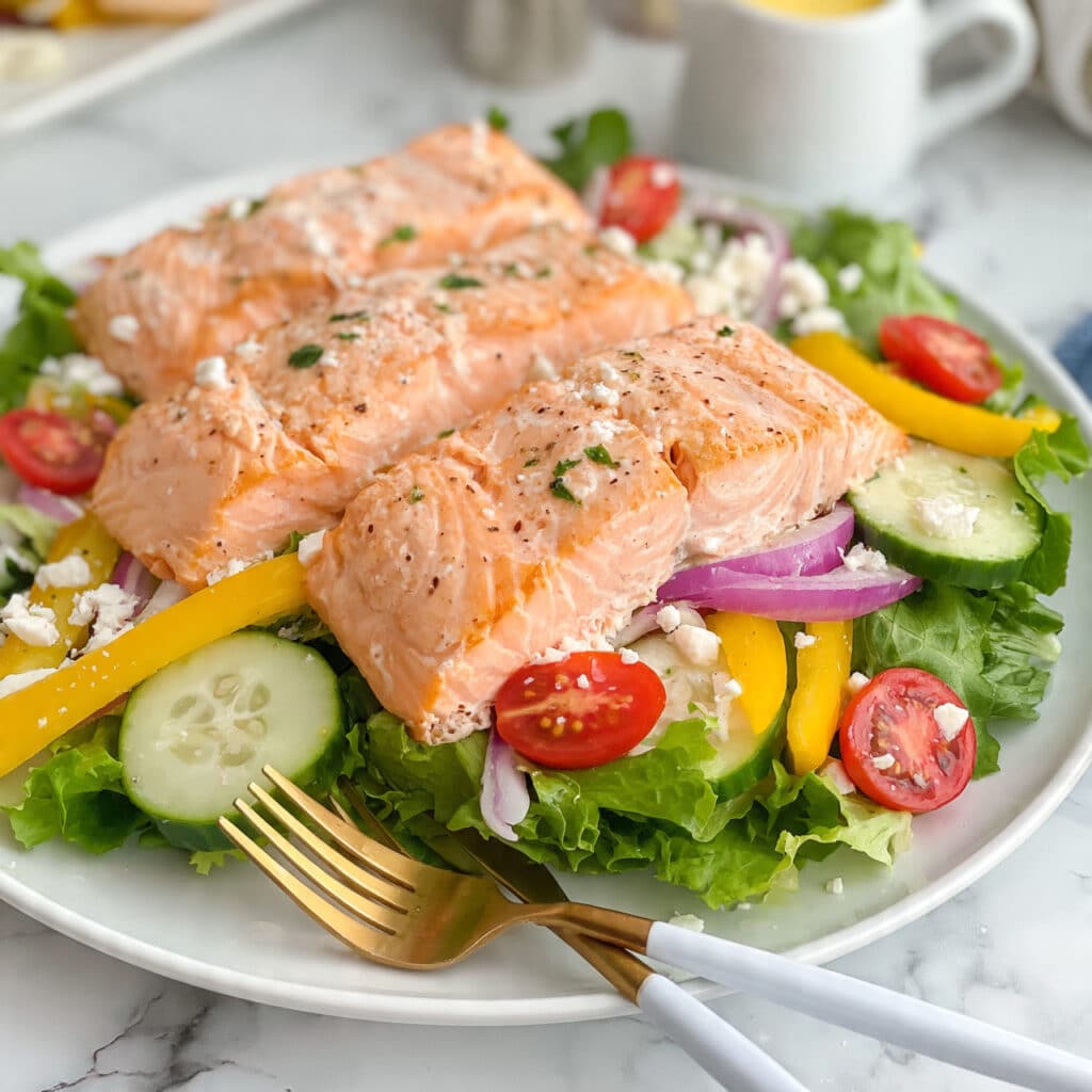 Greek Salmon Salad Recipe
