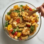High Protein Pasta Salad with Chicken Recipe