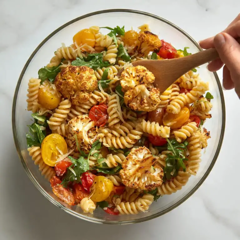 High Protein Pasta Salad with Chicken Recipe
