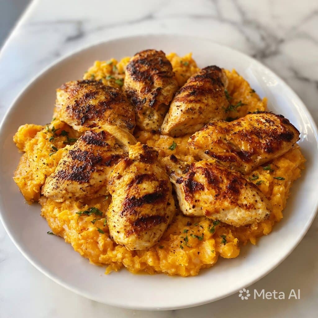 Maple Roasted Chicken with Sweet Potatoes Recipe