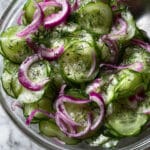 Cucumber Onion Salad Recipe