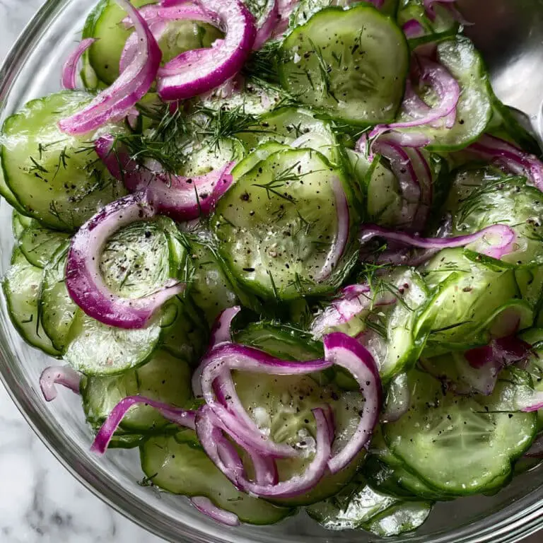 Cucumber Onion Salad Recipe