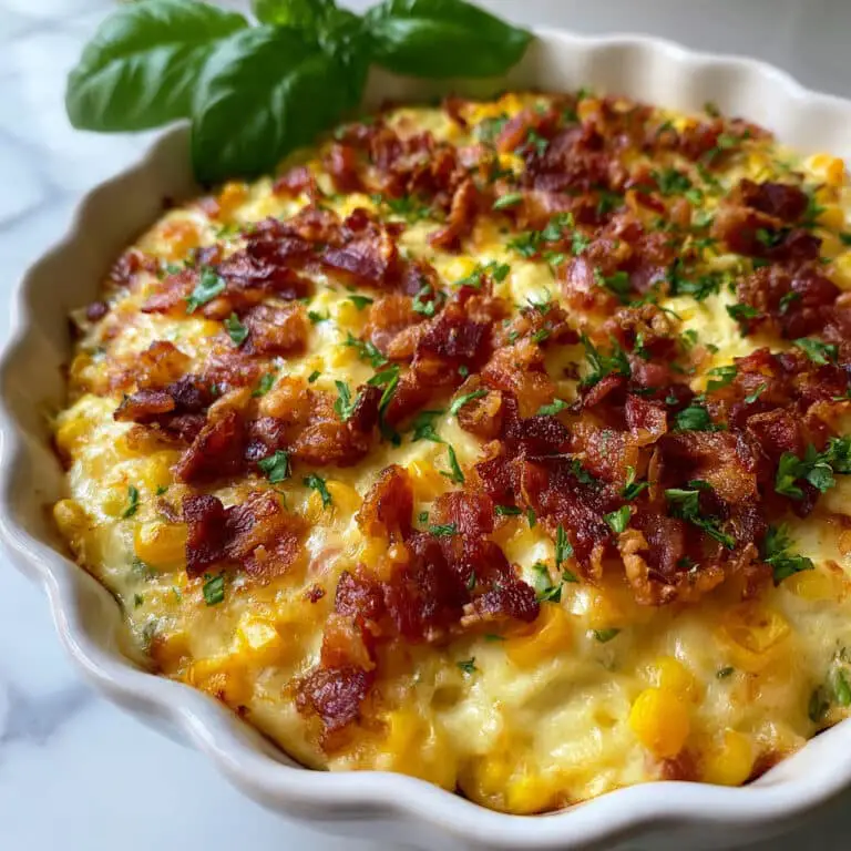 Corn and Bacon Cheesy Casserole Recipe