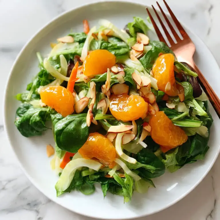 Mandarin Salad with Citrus Vinaigrette and Toasted Almonds Recipe