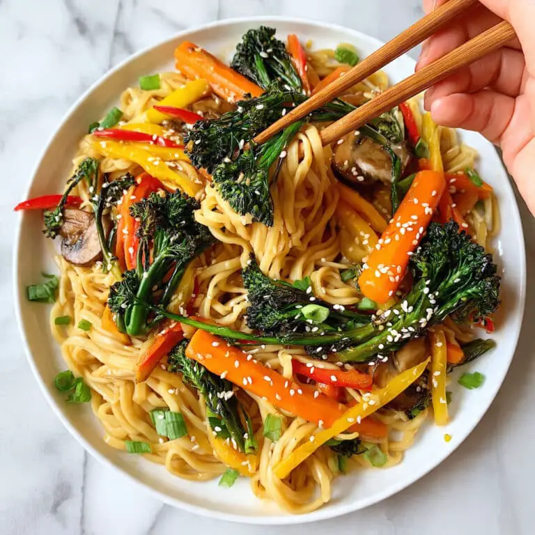 15-Minute Vegetable Stir Fry Noodles Recipe