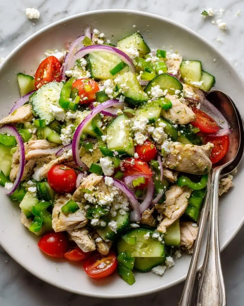 Cool Greek Chicken Salad Recipe