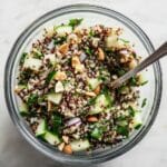 Lemon Quinoa Bowl with Fresh Vegetables and Avocado Recipe