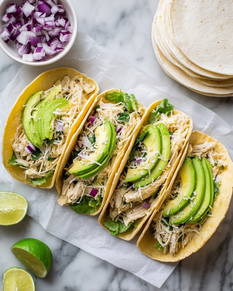 Salsa Verde Chicken Tacos Recipe