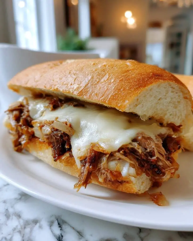 Pulled Beef French Dip Sandwiches with Rich Au Jus Recipe