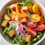Sweet Pepper Panzanella Salad Recipe