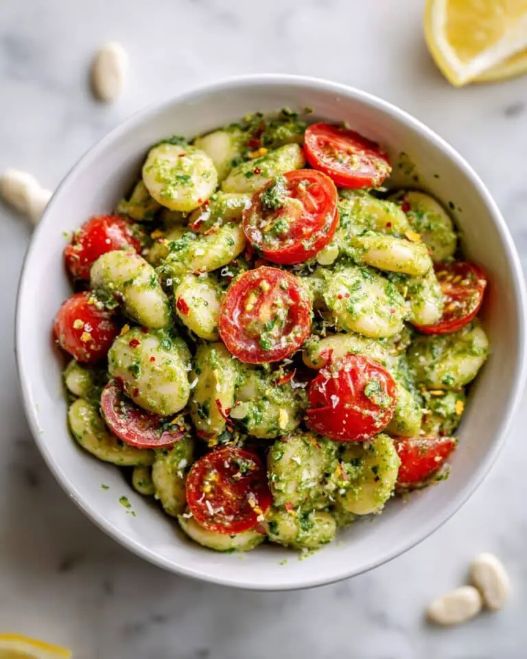 Lemony Pesto Beans Recipe