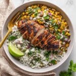 Street Corn Chicken Rice Bowls Recipe