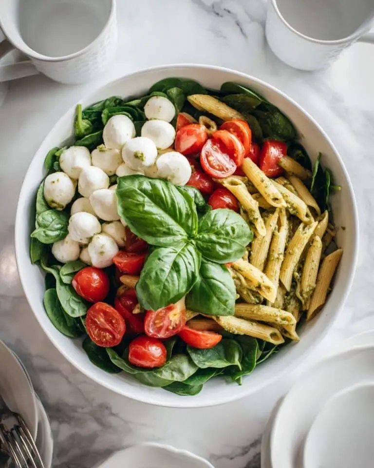 Healthy Chicken Pesto Pasta Salad Recipe